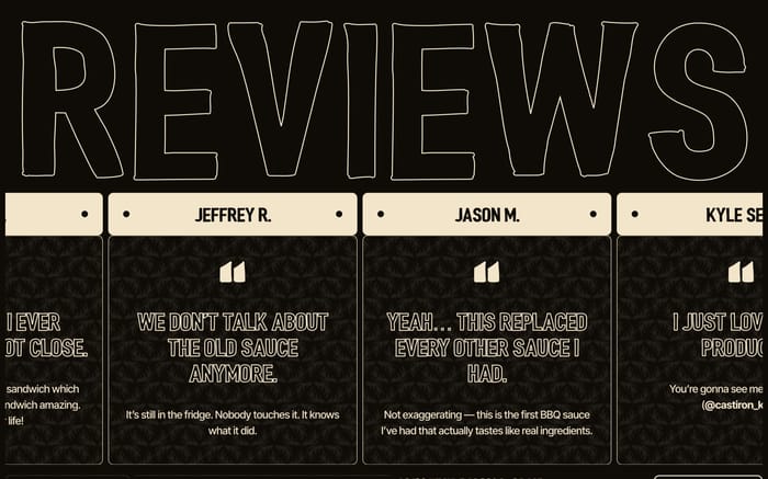 Testimonial preview