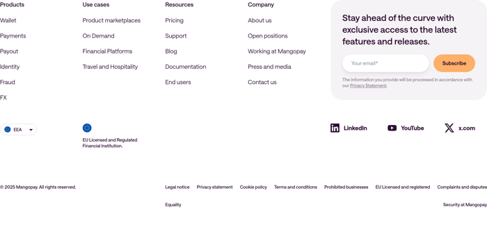 Footer preview
