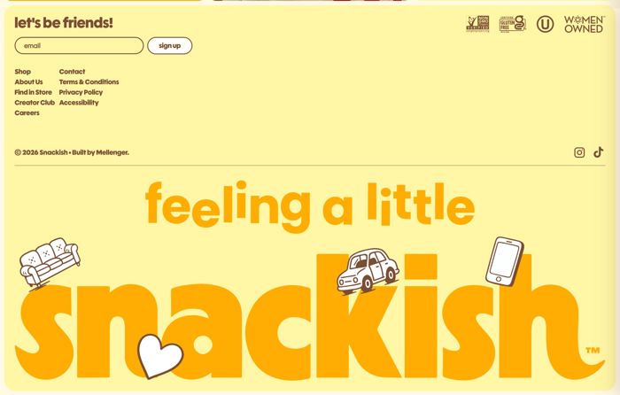 Footer preview