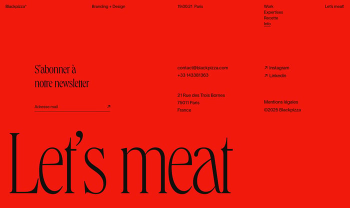 Footer preview