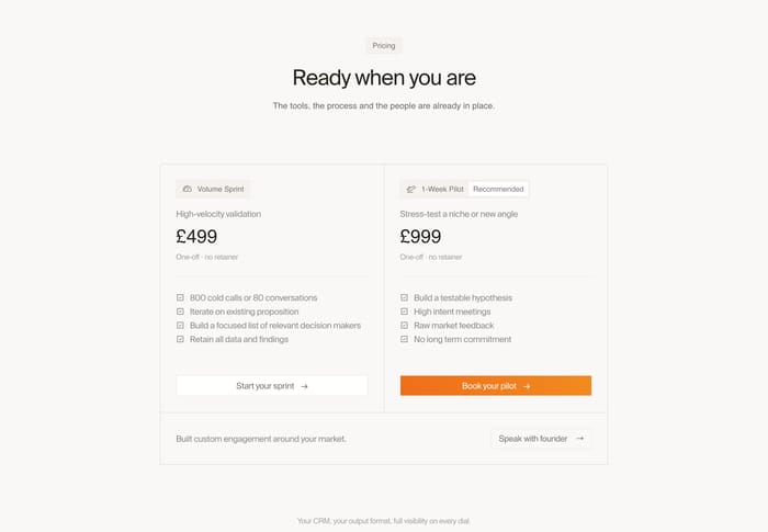 Pricing preview