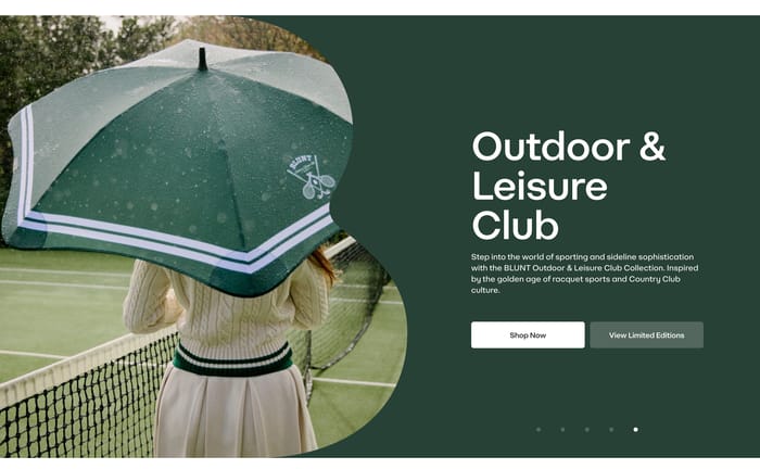 Blunt Umbrellas section preview