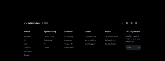 Footer preview