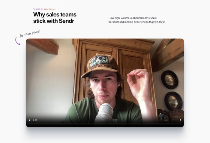 Testimonial preview