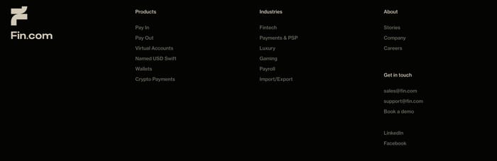 Footer preview