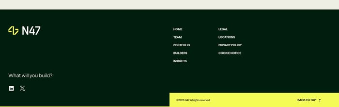 Footer preview