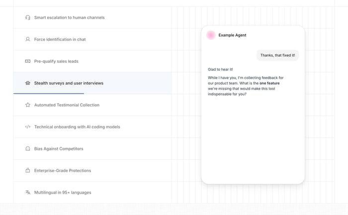 Feature preview