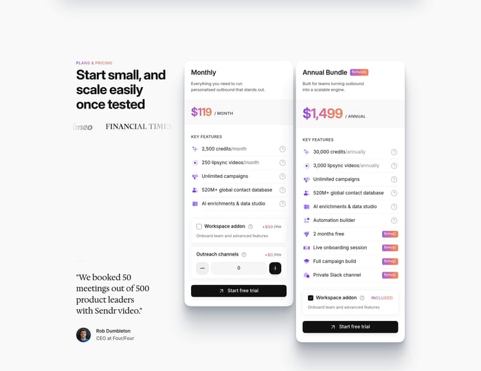 Pricing preview