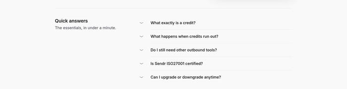 FAQ preview