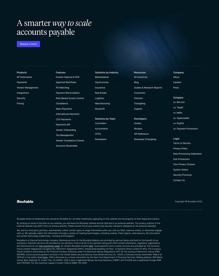 Footer preview