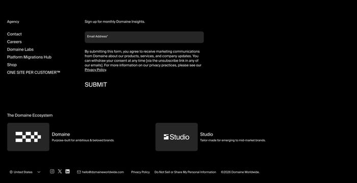 Footer preview