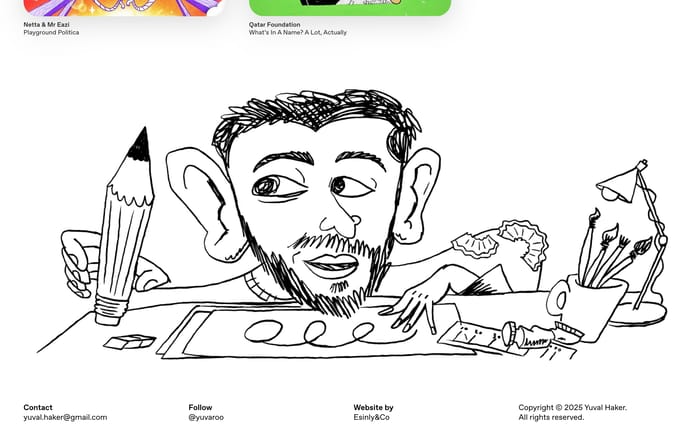 Footer preview