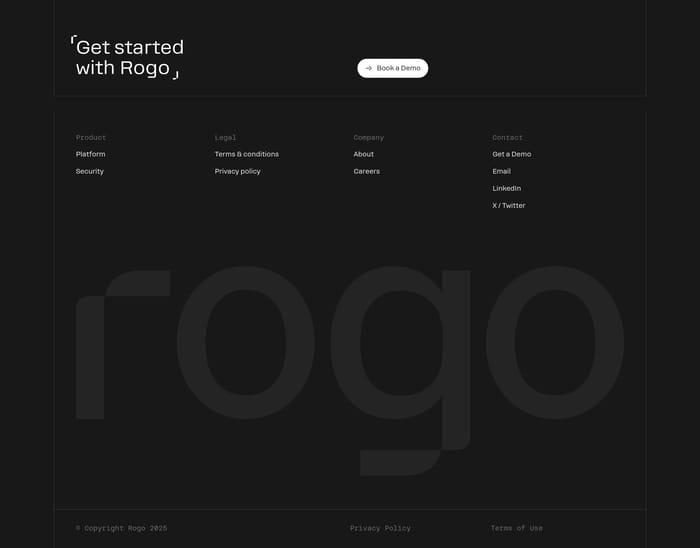 Footer preview