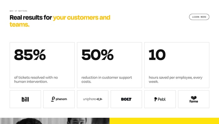 DevRev section preview