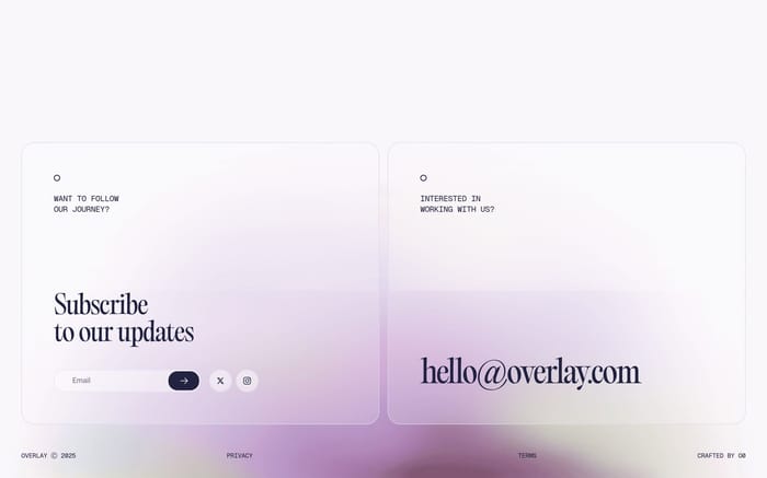Overlay section preview
