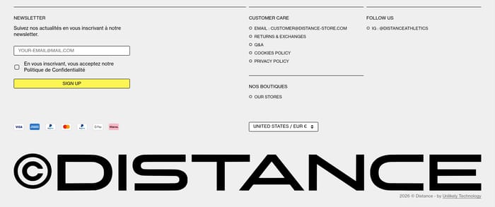 Footer preview