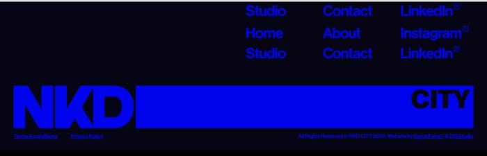 Footer preview
