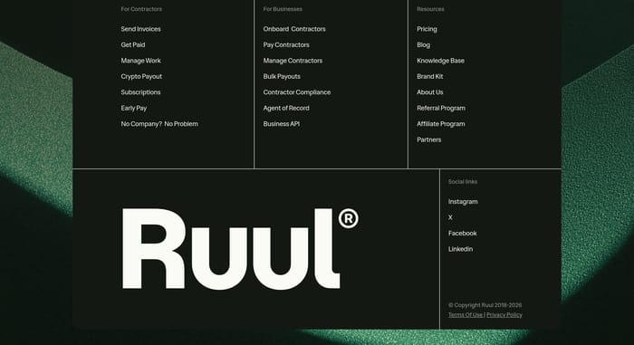 Ruul section preview