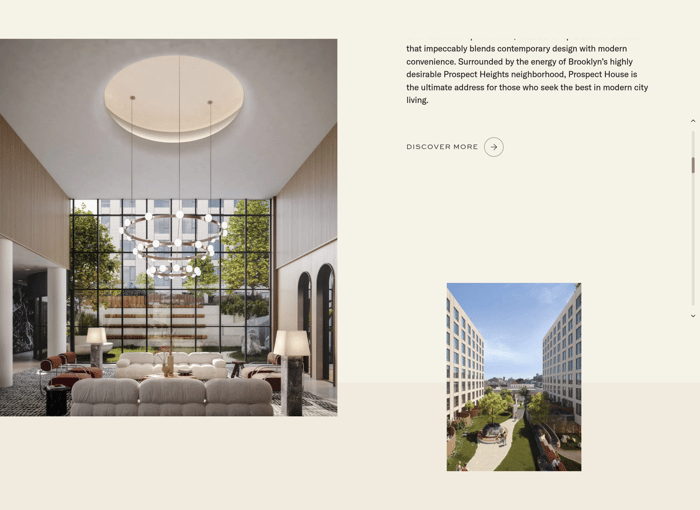 Prospect House section preview