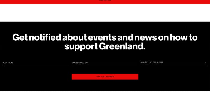 Support Greenland section preview