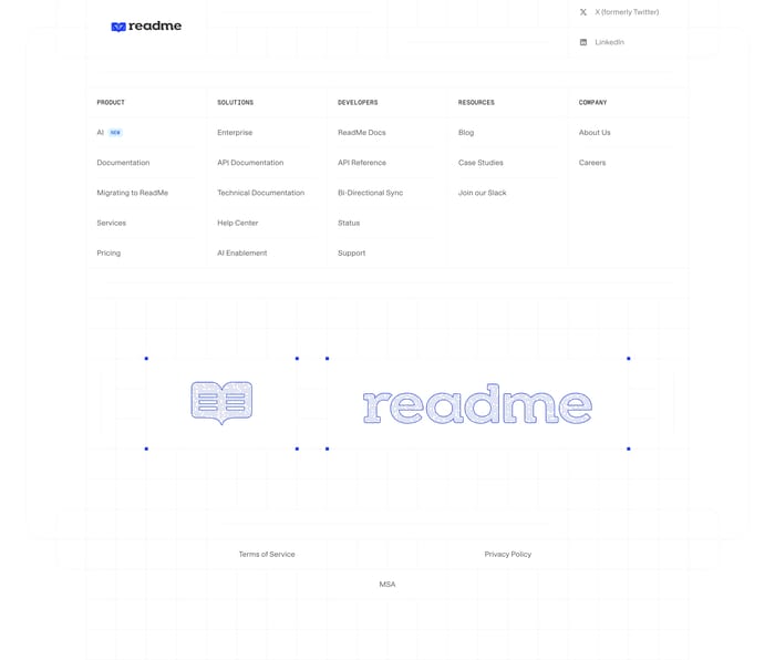ReadMe section preview