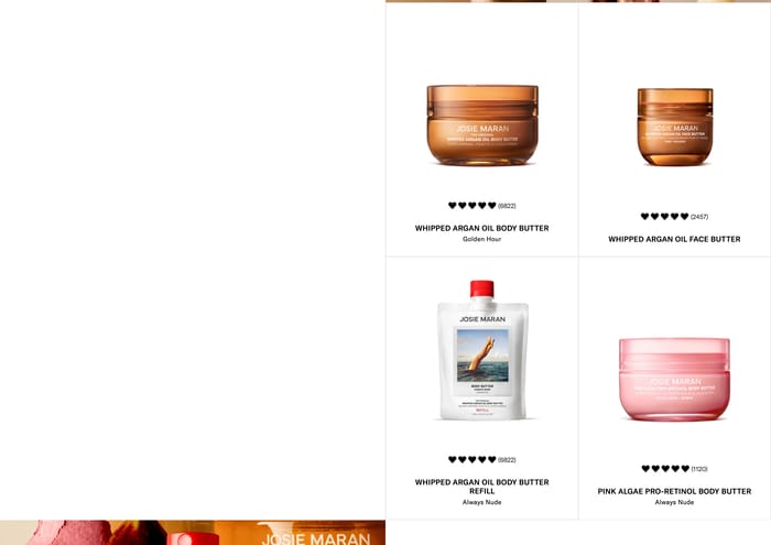 Josie Maran section preview