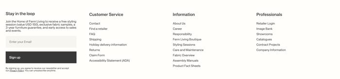 Ferm Living section preview