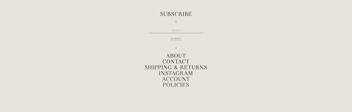 Footer preview