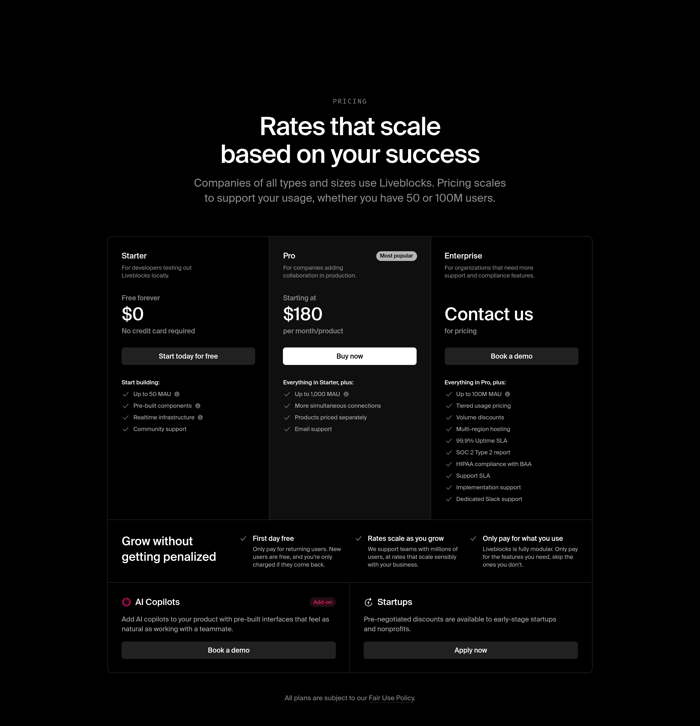 Pricing preview