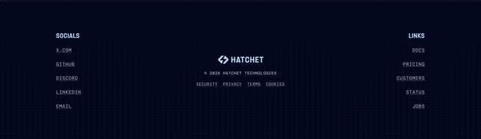 Hatchet section preview