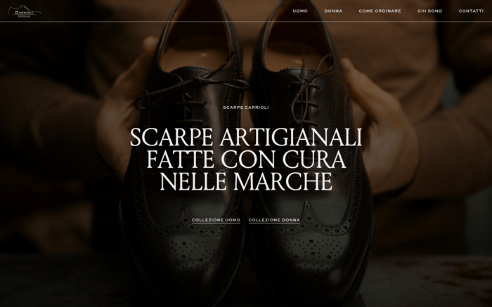 Scarpe Carrioli section preview