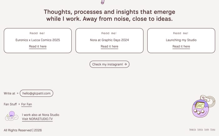 Footer preview