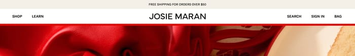 Josie Maran section preview