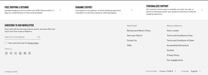 Rabanne section preview