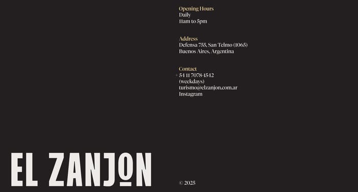 El Zanjon section preview