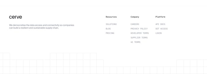 Footer preview