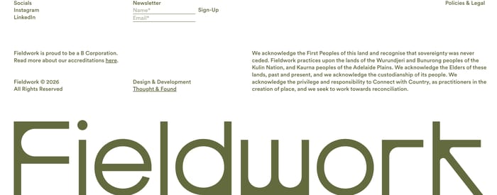 Footer preview