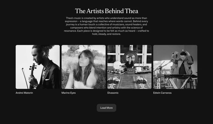 Thea section preview