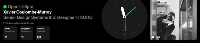 Footer preview