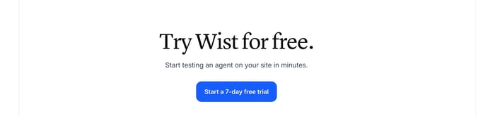 Wist section preview