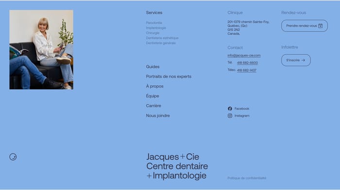 Footer preview