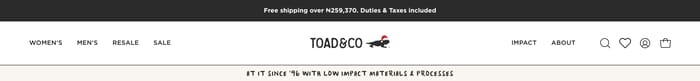 Toad and Co section preview