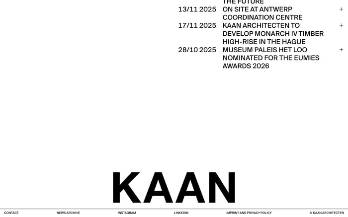 Kaan Architecten section preview