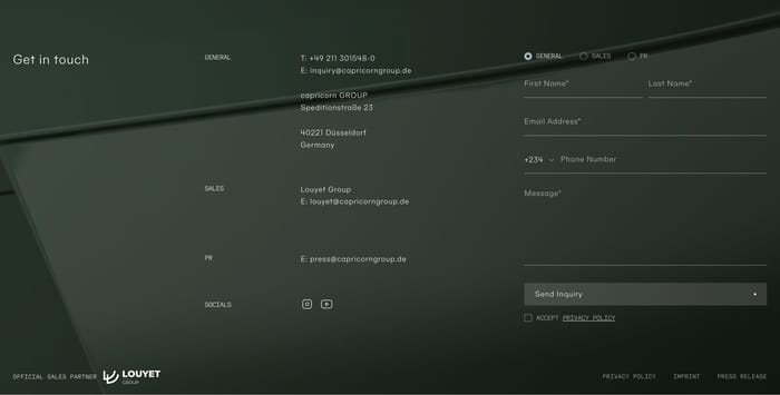 Footer preview