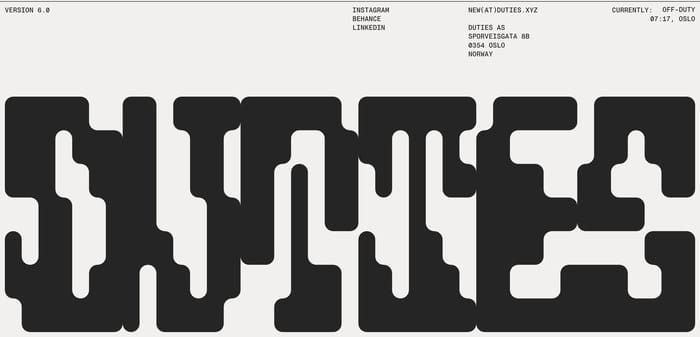 Duties section preview
