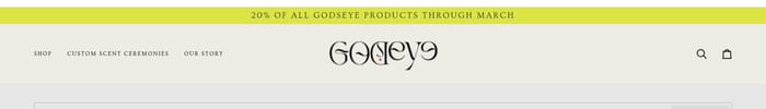 Godseye Oils section preview