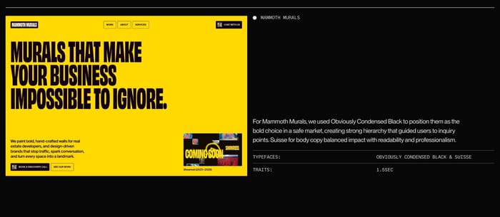 The Creative Website Manual section preview