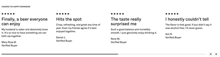 Testimonial preview