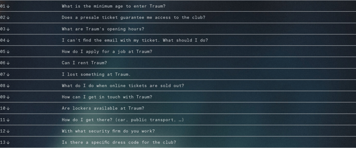 FAQ preview