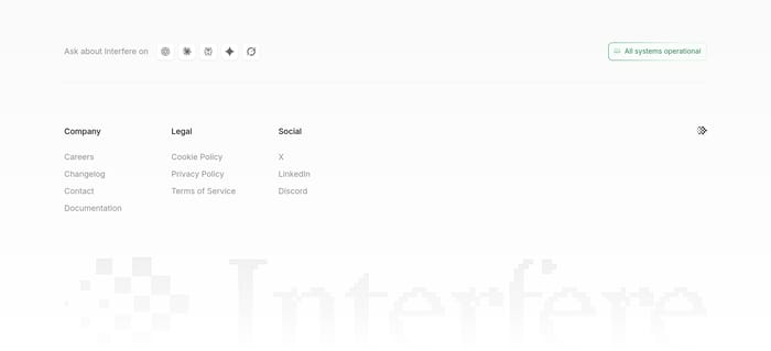 Footer preview